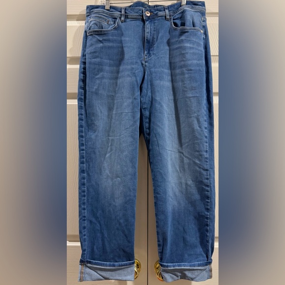 J. Jill Denim - J.Jill Denim Jeans Womens Size 18T Blue High Rise Straight Leg Stretch